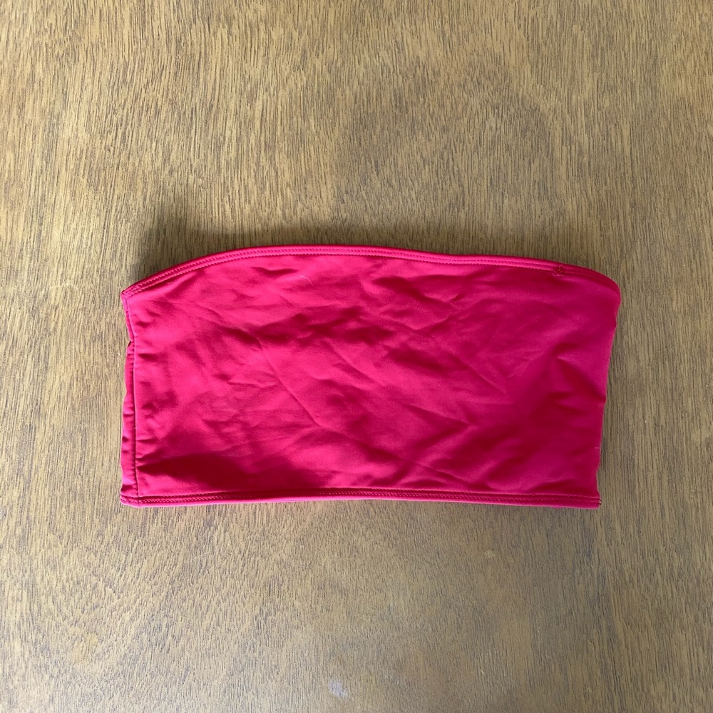 Red Bandue Bikini Top *MOVING SALE*